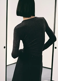 Metal detail T-shirt