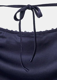 Long-sleeved sequin dress