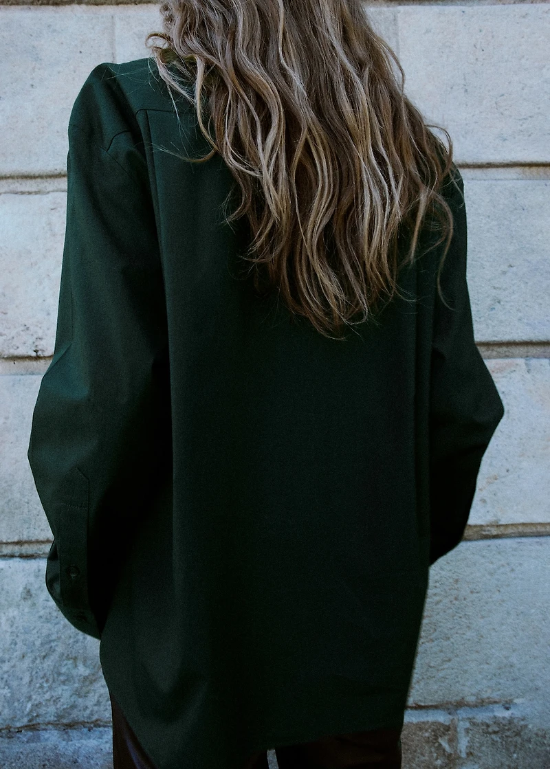 Pocket oversize shirt