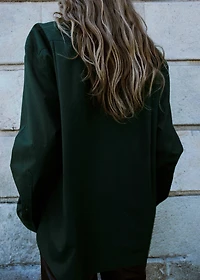 Pocket oversize shirt