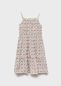 Midi printed dress