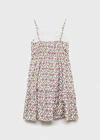 Midi printed dress