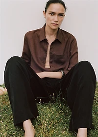 Lyocell shirt with pocket