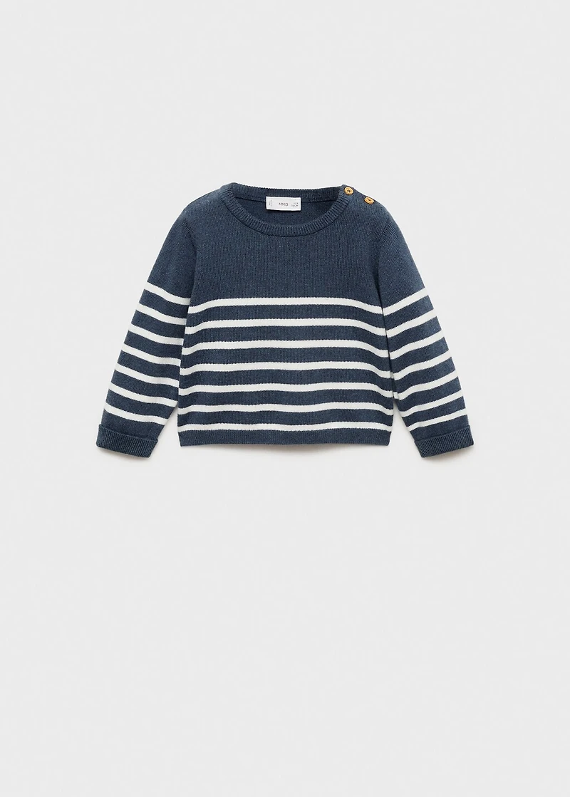 Knit striped sweater