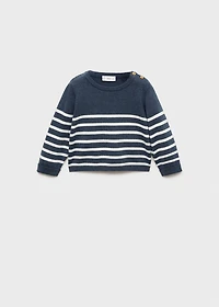 Knit striped sweater