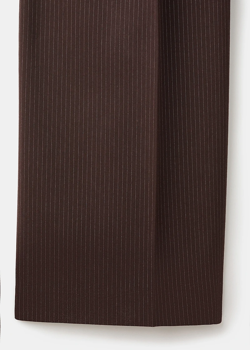 Pinstripe jumpsuit combination