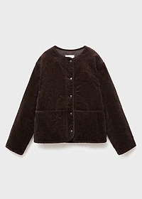 Leopard-print bomber jacket