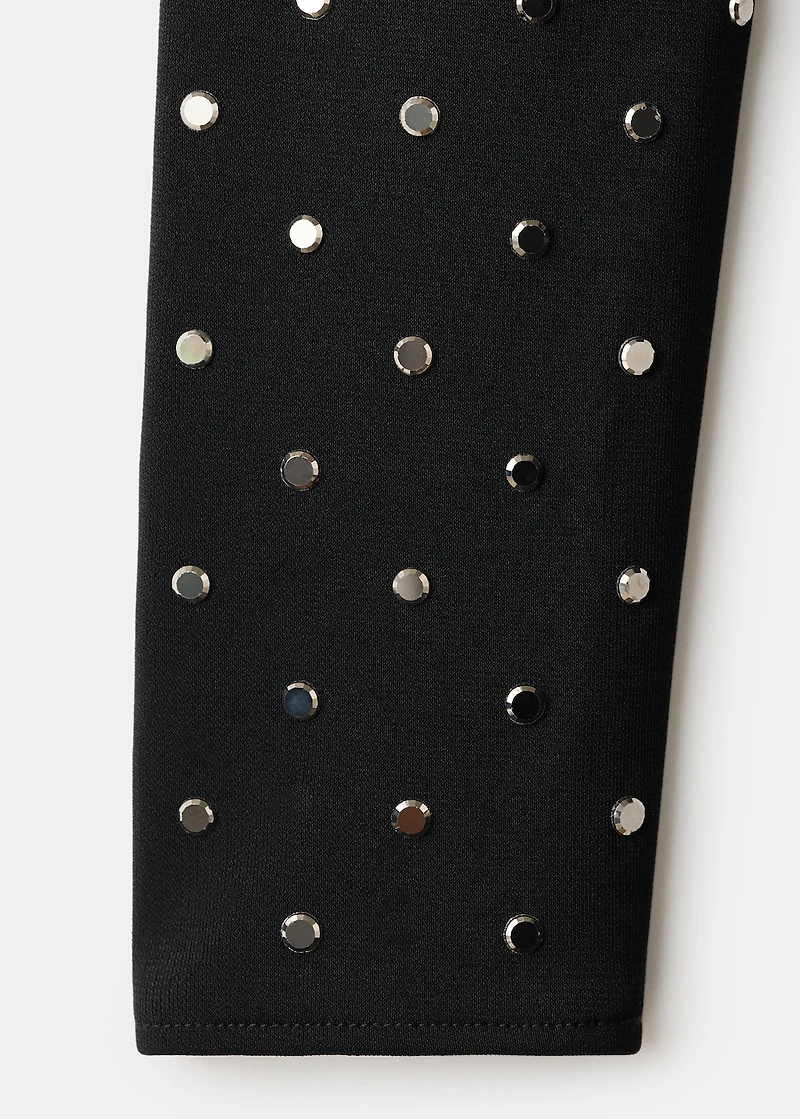 Crystal open-back dress