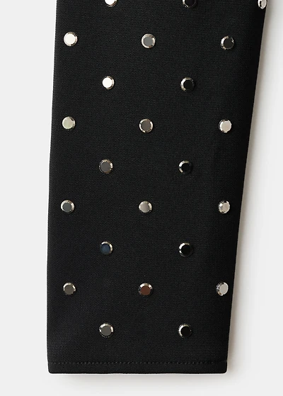 Crystal open-back dress