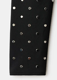 Crystal open-back dress