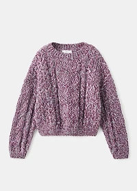 Cable-knit sweater
