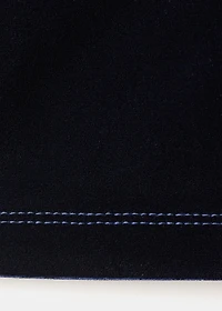 Velvet halter-neck dress