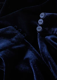 Velvet halter-neck dress