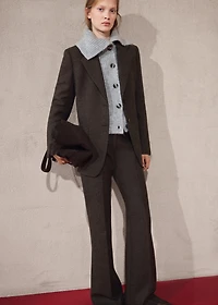 Cardigan with shawl collar