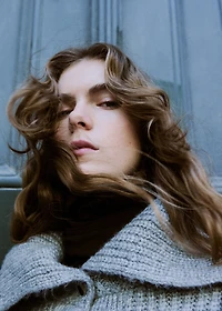 Cardigan with shawl collar