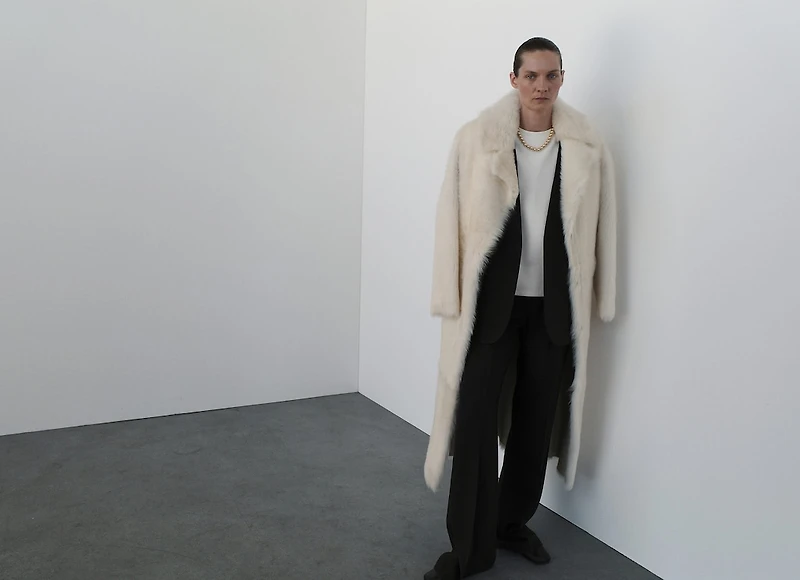 Straight-fit suit pants