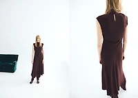A-line turtleneck dress