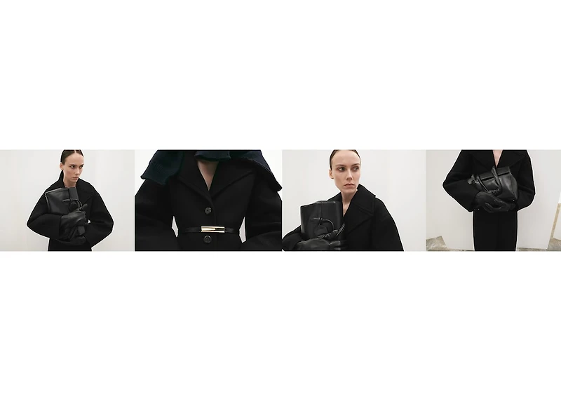 Structured wool coat