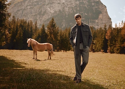 Handmade wool jacket with pockets