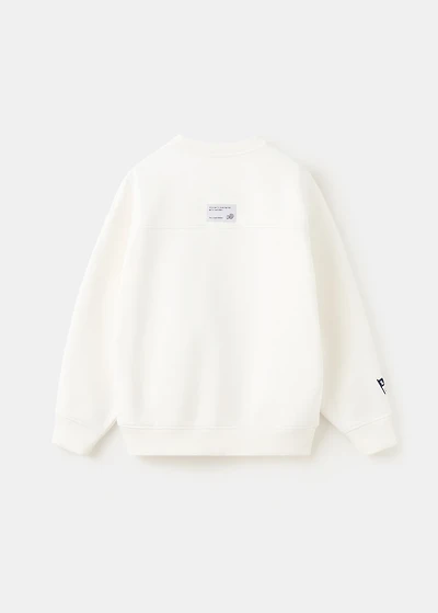 Printed cotton sweatshirt