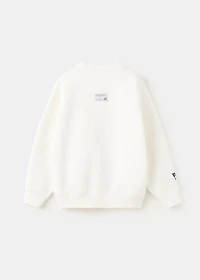 Printed cotton sweatshirt