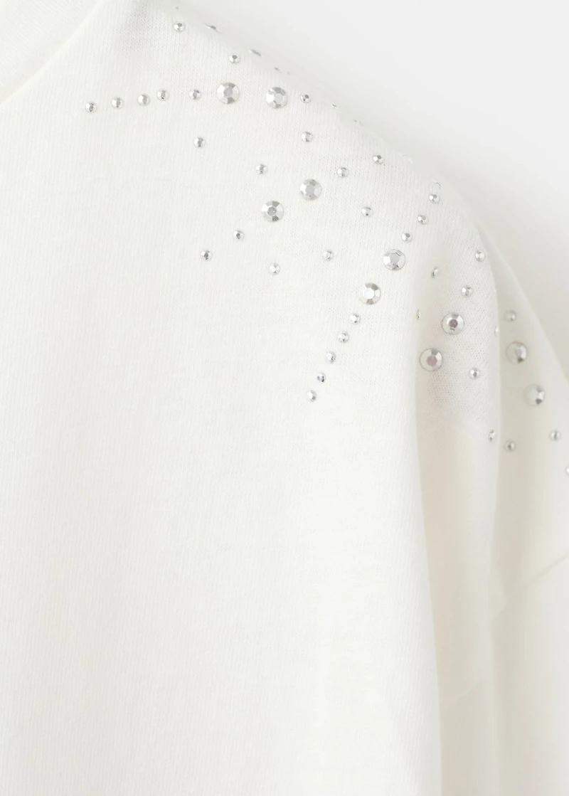 Sparkly rhinestone t-shirt