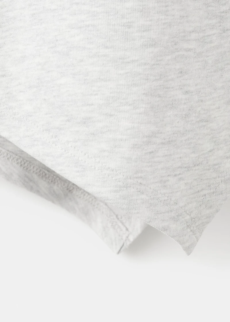 Asymmetrical double-effect T-shirt