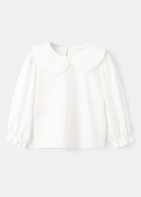 Embroidered cotton T-shirt