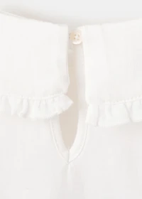 Embroidered cotton T-shirt