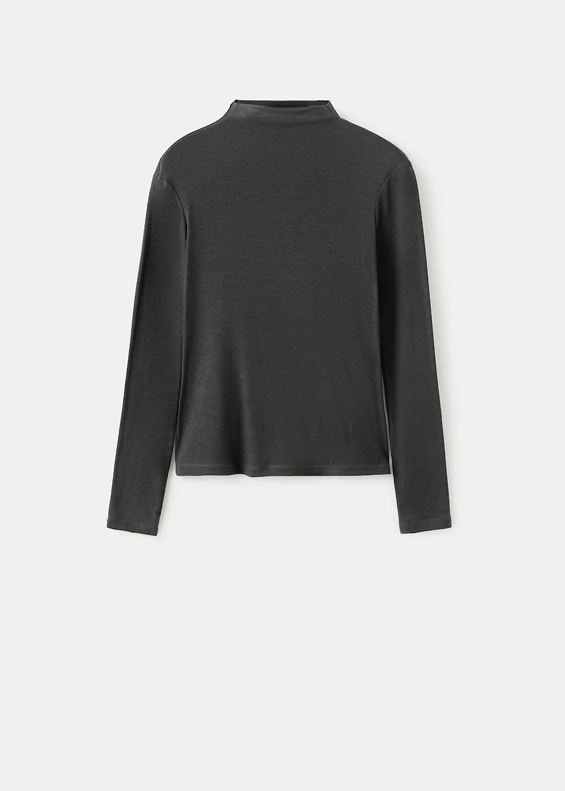Turtleneck T-shirt