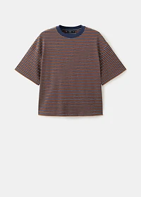 Striped short-sleeved t-shirt