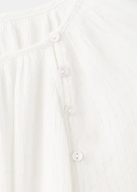 Blouse with lurex details