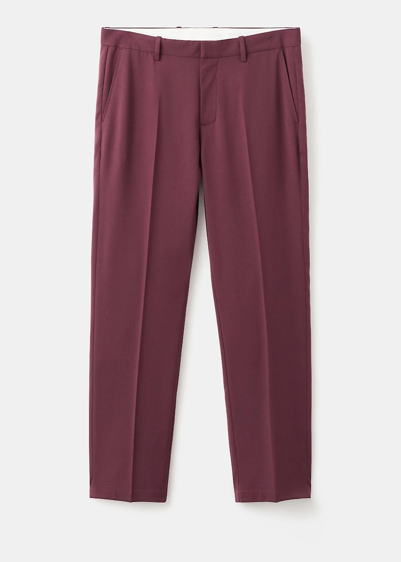 Fluid regular-fit trousers