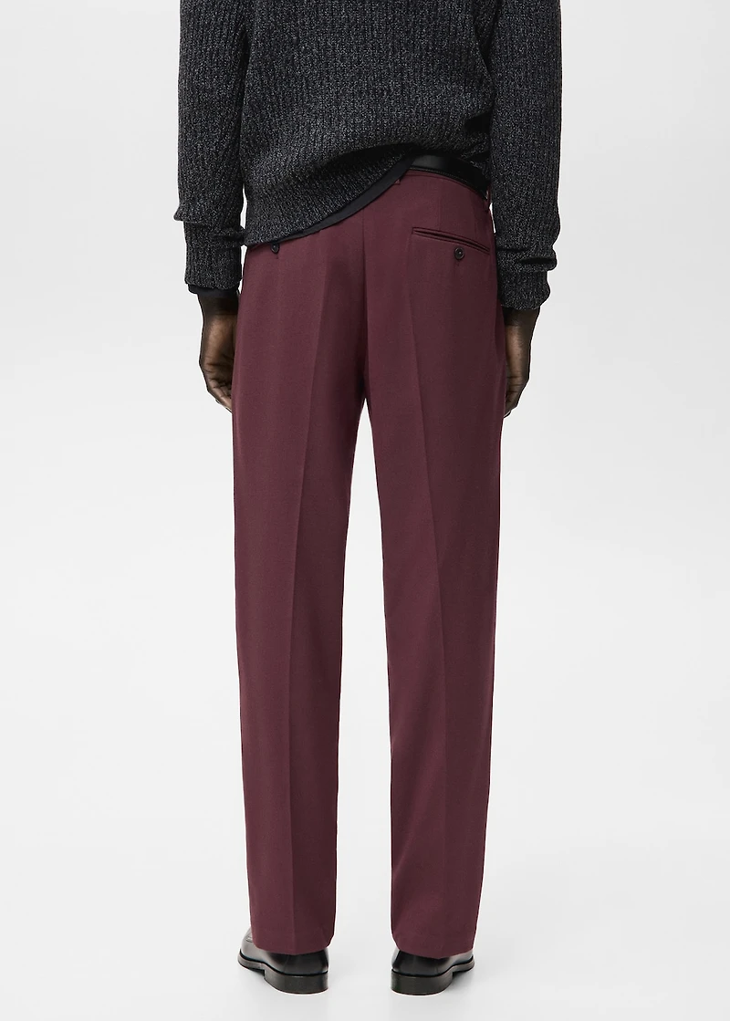 Fluid regular-fit trousers