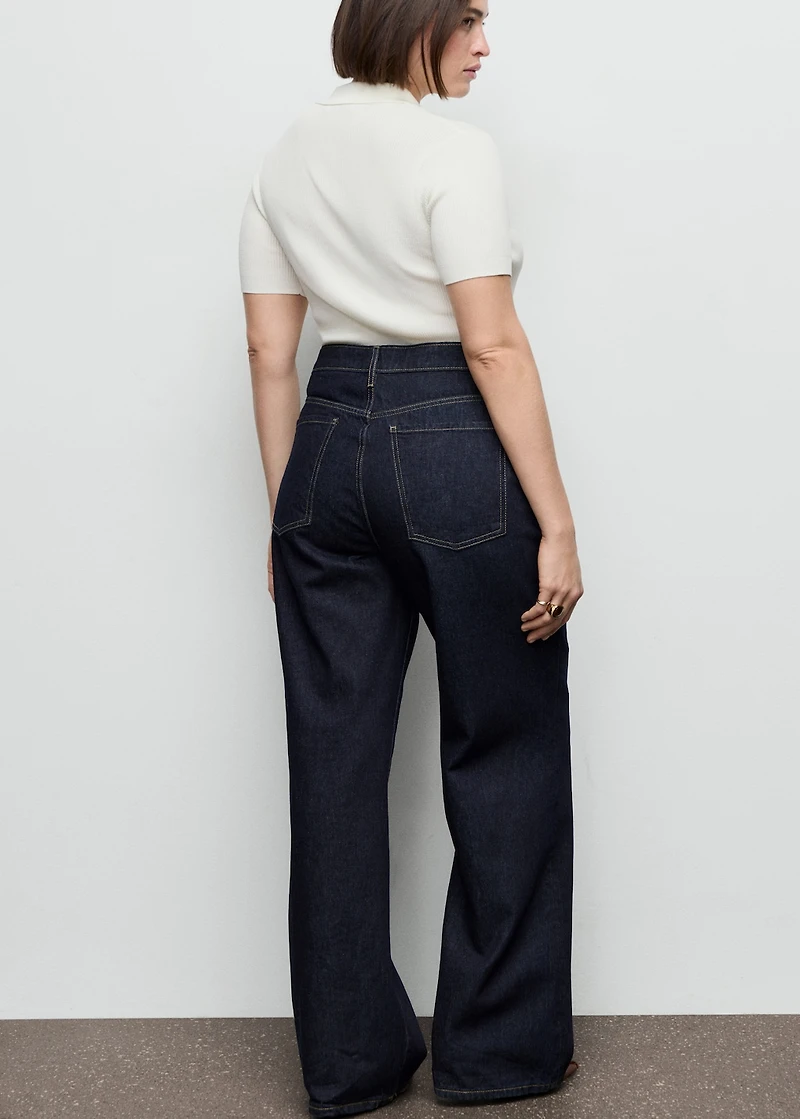 Danila high-waisted wide-leg jeans