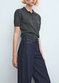 Danila high-waisted wide-leg jeans