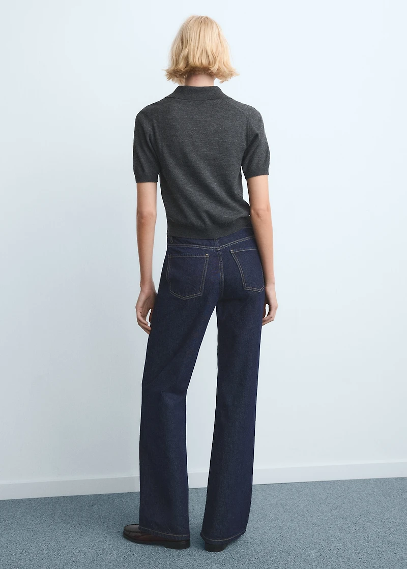 Danila high-waisted wide-leg jeans