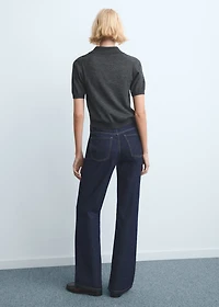 Danila high-waisted wide-leg jeans