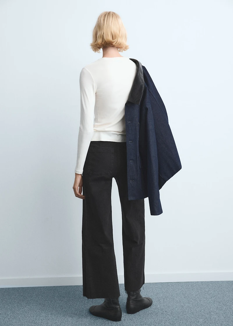 Catherin culotte high-rise jeans