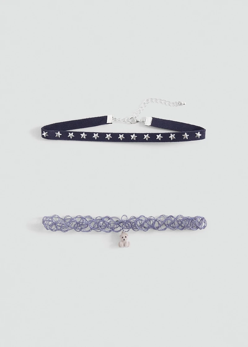 Pack of 2 chokers