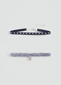 Pack of 2 chokers