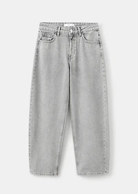 Barrel jeans with low waist