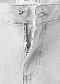 Low-waist flared jeans