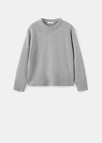 Wool-blend knit sweater