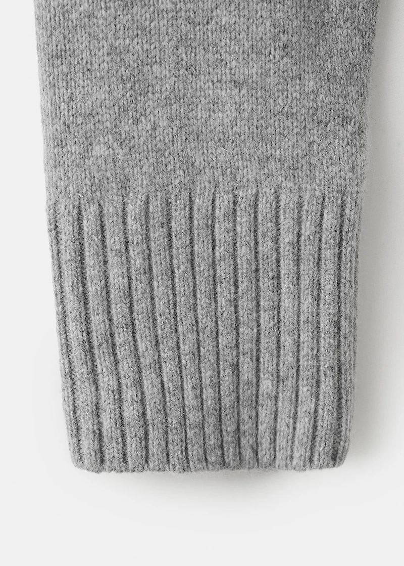 Wool-blend knit sweater