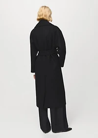 Manteco wool coat with belt