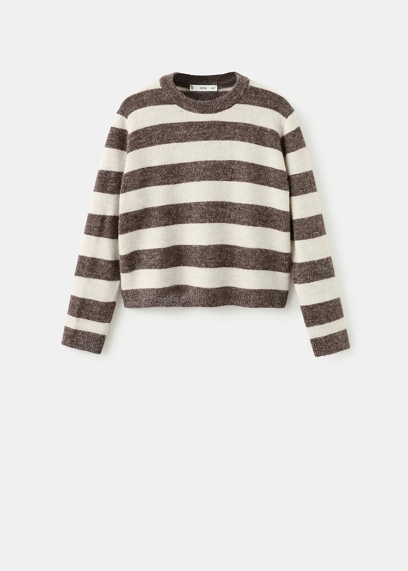 Knit striped sweater