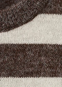 Knit striped sweater