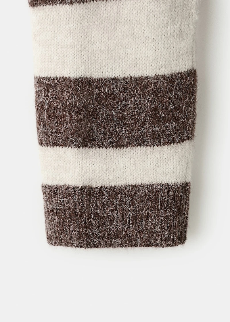 Knit striped sweater