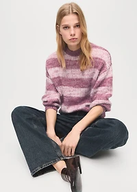 Oversized striped sweater